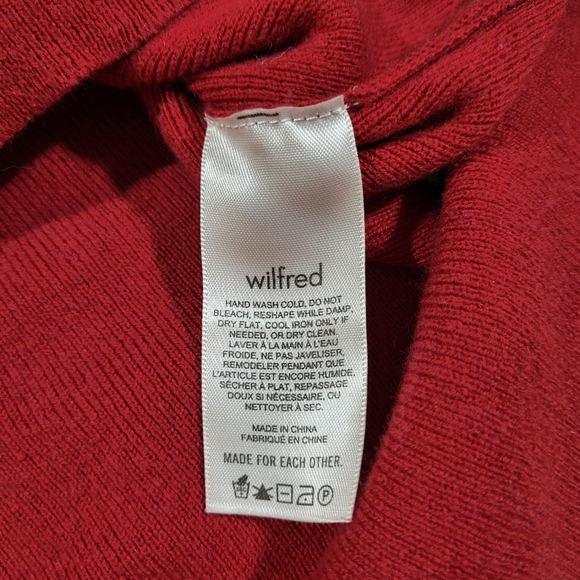 Wilfred Aritzia Rebecca Sweater Dress in Frosted Red Size Small - Picture 8 of 15